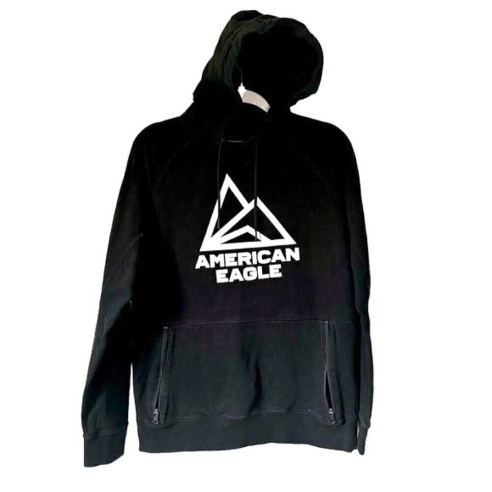 Men's American Eagle Outfitters Black Hoodie‎ Size Small
